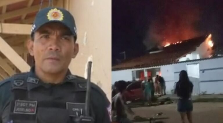 Policial Militar entra em imóvel em chamas e salva homem em Itaituba, no PA