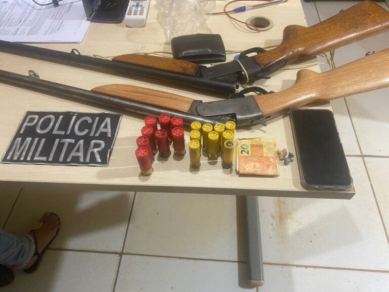 Homem é preso suspeito de tráfico de drogas e posse ilegal de arma de fogo