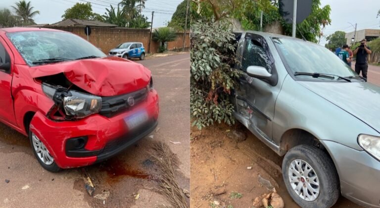 Condutor avança preferencial e causa acidente em Itaituba