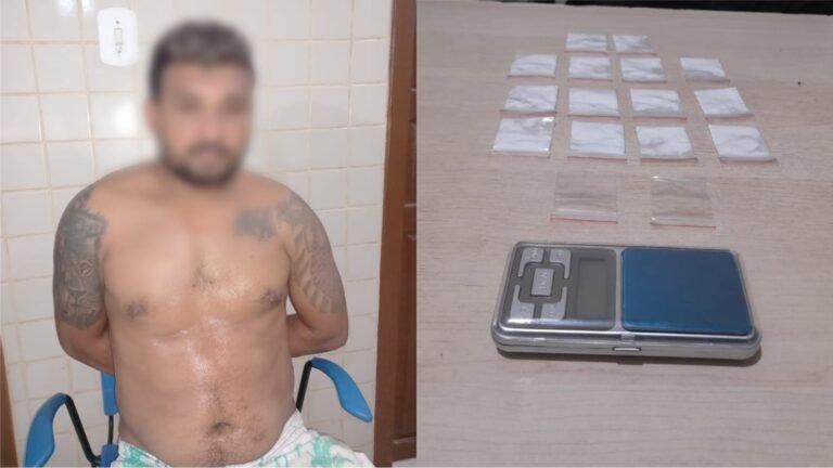 Homem é preso suspeito de tráfico de drogas em Itaituba