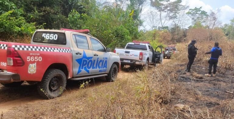 PM e PC fizeram buscas por suspeitos de queimarem barracos