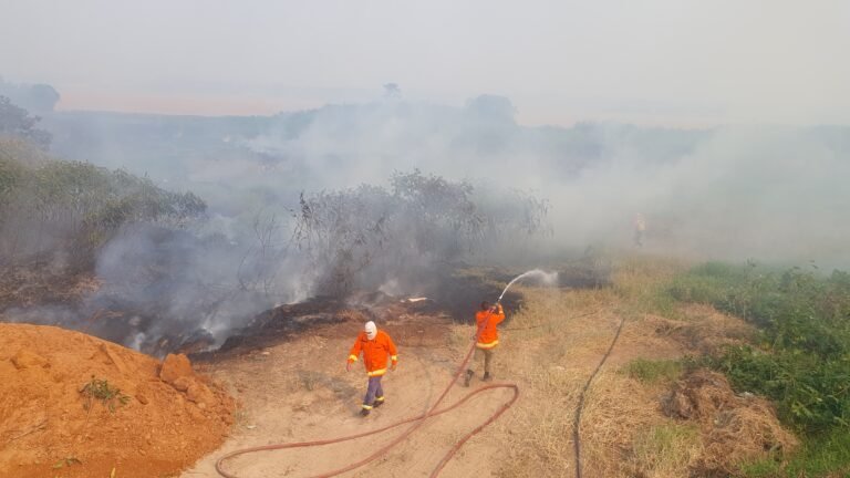Queimada em área de vegetação provoca fumaça e prejudica a saúde dos moradores em Itaituba, no PA