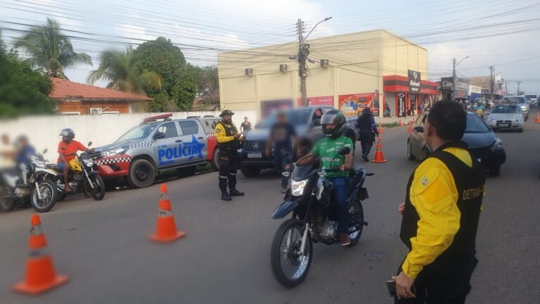 Órgãos de fiscalização do município realizam operação no trânsito em Itaituba, no PA
