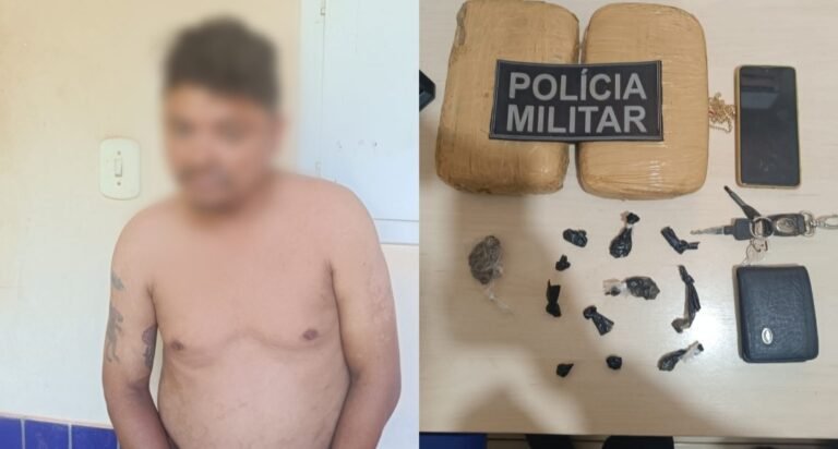 Homem é preso suspeito de tráfico de drogas em Itaituba, no PA