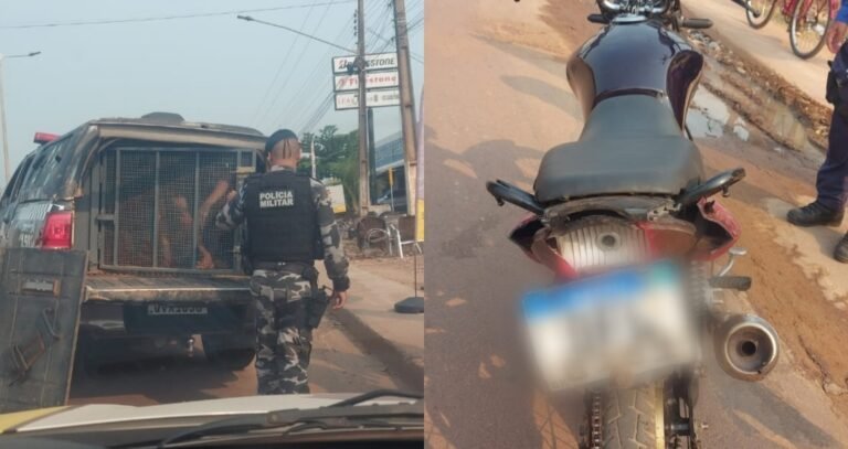 Adolescente é detido após empinar moto em frente de militares da 1° CIME em Itaituba