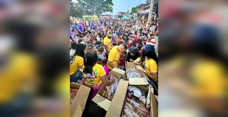 Projeto ‘É tempo de brincar’ é realizado em Rurópolis, PA