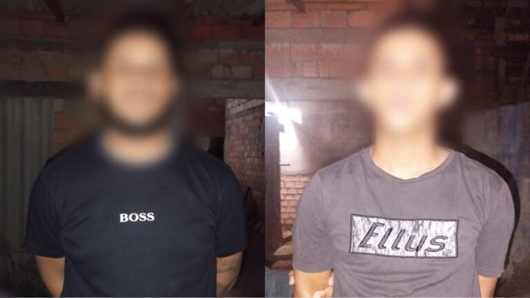 Dupla é presa suspeita de tráfico de drogas em Itaituba, no PA