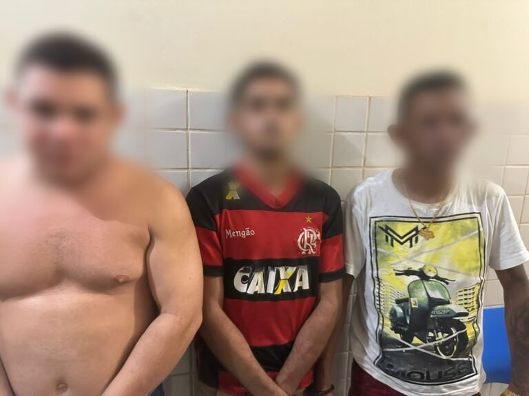 Trio é preso suspeito de tráfico de drogas em Itaituba, no PA