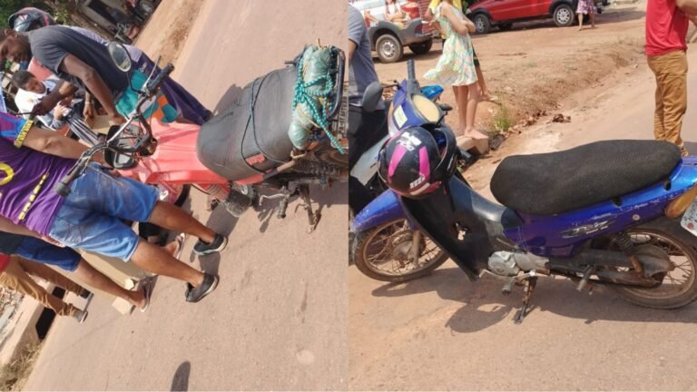 Mulher tem suspeita de fratura após ser atingida por motocicleta em Itaituba, no PA