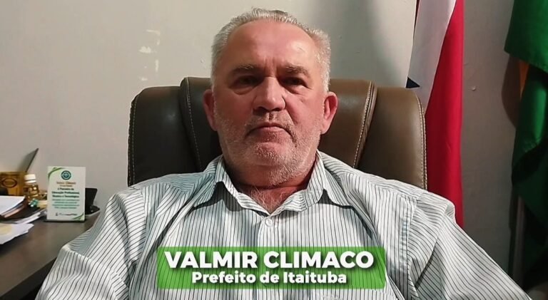 Prefeito de Itaituba Valmir Climaco completará 63 anos