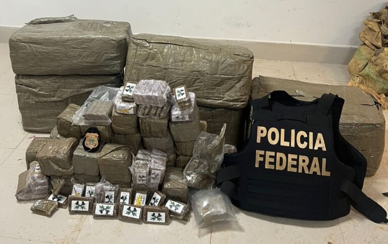 Polícia Federal apreende 235kg de skunk
