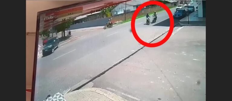 Vídeo: Colisão entre motocicletas deixa duas pessoas feridas em Itaituba