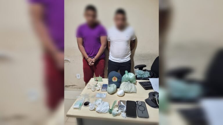 Dupla é presa suspeita de tráfico de drogas em Itaituba