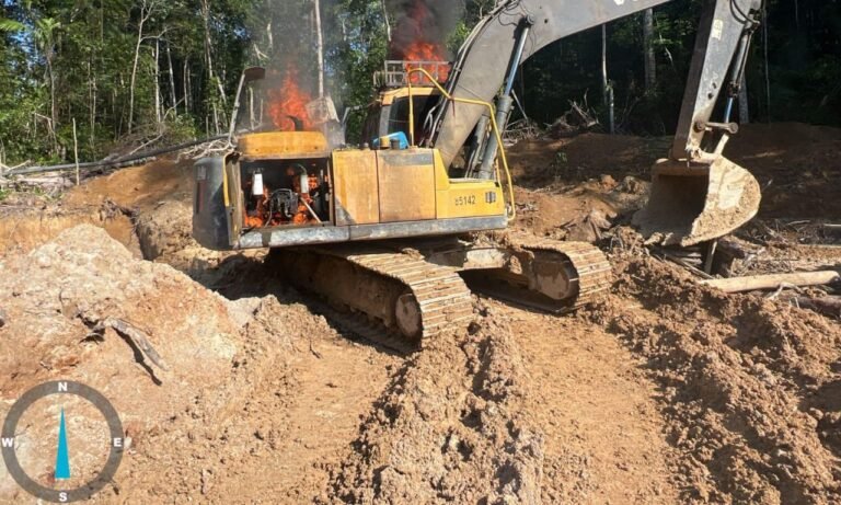 Operação desarticula garimpo em terras indígenas do Pará