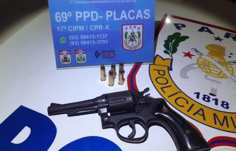 Homem é preso por porte ilegal de arma de fogo em Placas, no PA