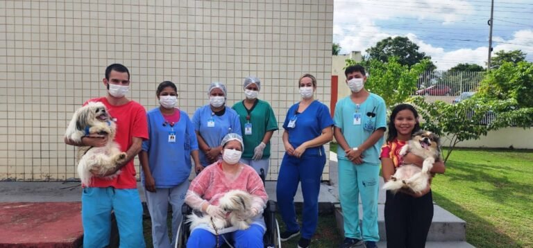 No Regional do Sudeste do Pará, reencontro de paciente com seus cães ajudam na recuperação