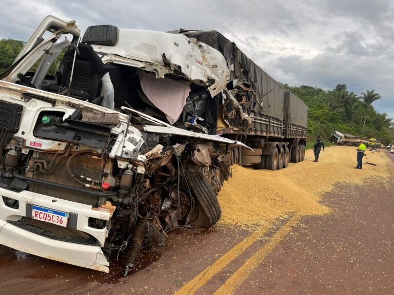 Motorista morre em acidente na BR-163