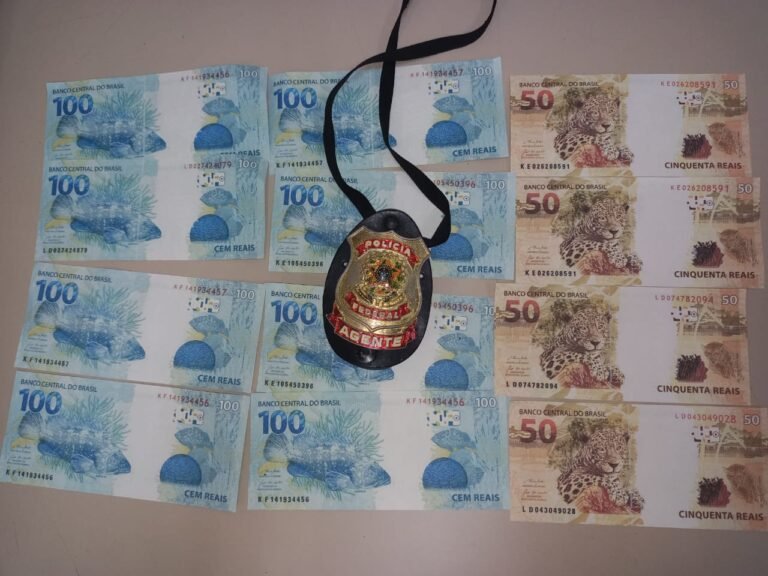 PF flagra mais uma encomenda de notas falsas pelos Correios