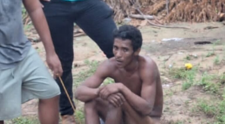 Vídeo: Suspeito de roubo é amarrado por moradores no bairro São José em Itaituba