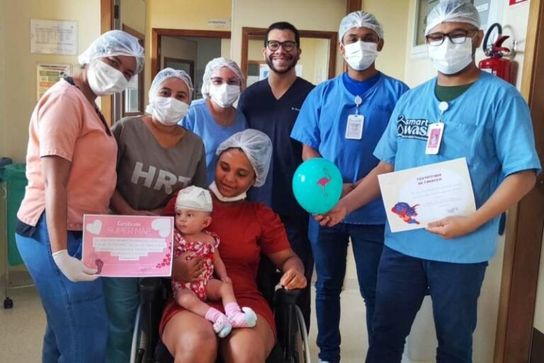 Hospital Regional do Tapajós realiza cirurgia neurológica em bebê de 7 meses