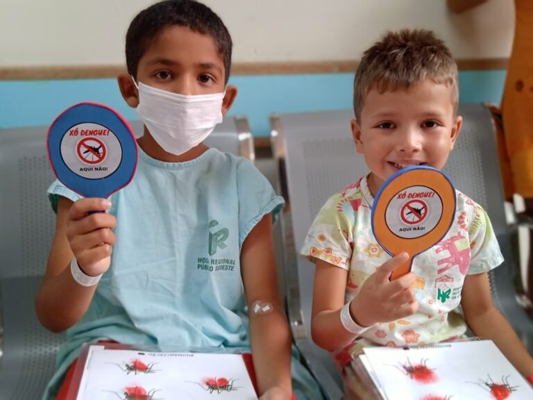 No Hospital Regional em Marabá Pacientes Mirins participam de Ações Educativas de Combate à Dengue