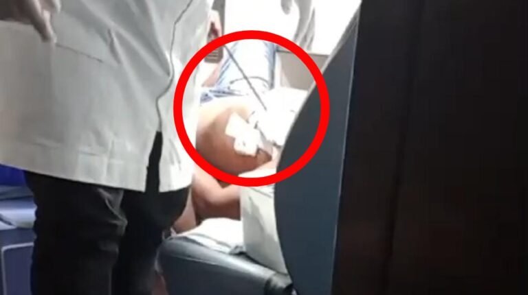 Vídeo: Homem tem flecha de arpão cravada no peito; suspeito foi preso