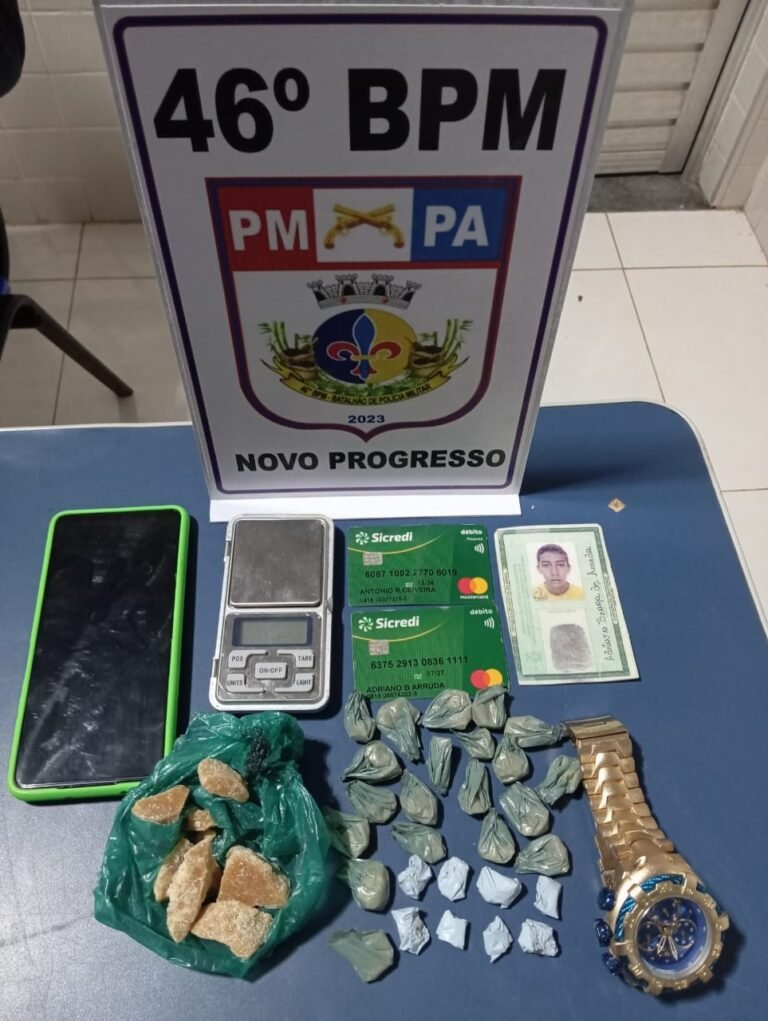Homem é preso suspeito de tráfico de drogas em Novo Progresso