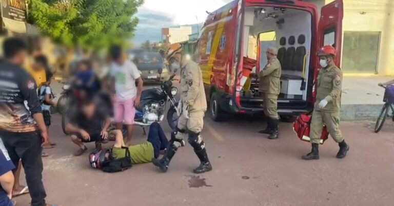Motociclista é atingido por carro em Itaituba, no PA