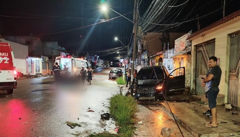 Homem morre após batida entre carro e moto em Santarém