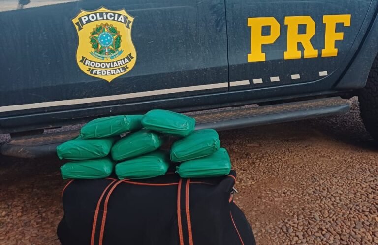 Passageira é presa com mais de 10 kg de maconha na BR-230
