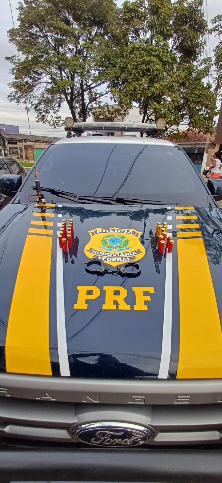 Passageiro é detido pela PRF por porte ilegal de munições em Altamira, Pará