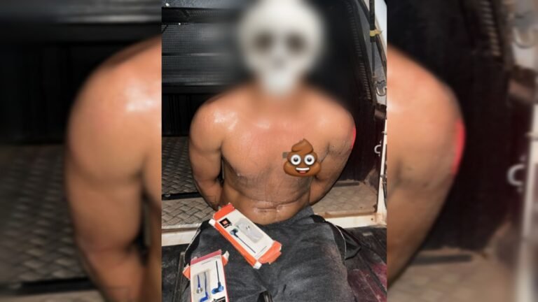 ‘Cagão’ é preso após arrombar estabelecimento comercial em Itaituba, no PA