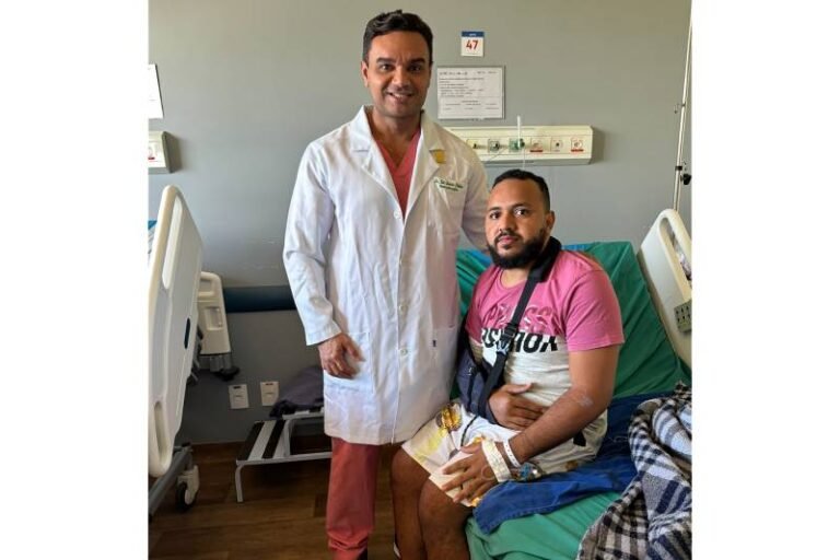Cirurgia no Regional do Tapajós ‘religa nervos’ e paciente volta a mexer o braço