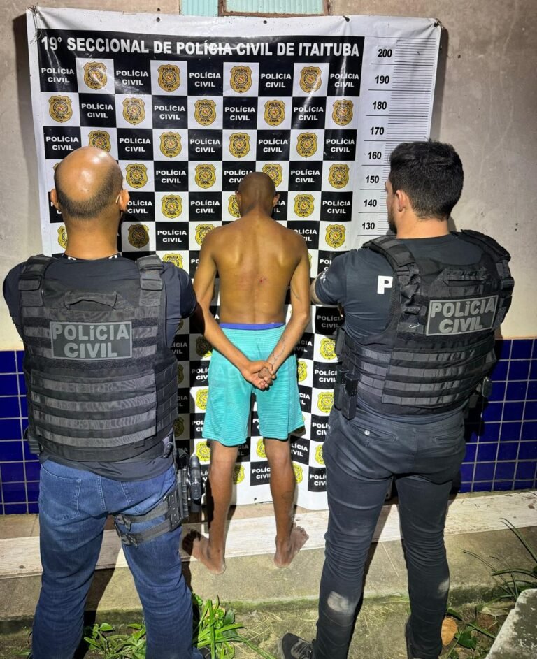 “Neguinho” é preso suspeito de roubo e estupro em Itaituba