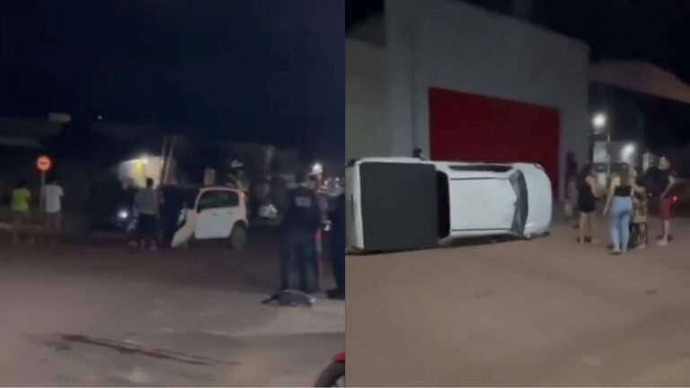 Vídeo: Veículos se chocam em cruzamento em Itaituba, Pará