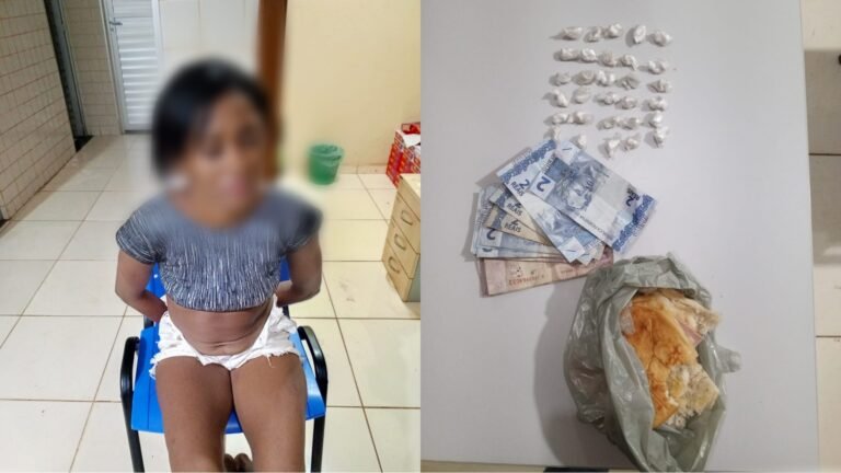 Mulher é presa suspeita de tráfico drogas em Itaituba, Pará
