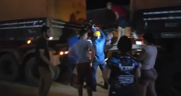Solidariedade na Estrada: Caminhoneiros Socorrem Casal em Dificuldade na BR-163