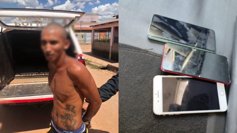 Polícia Militar prende suspeito de furto de celulares em Itaituba, Pará