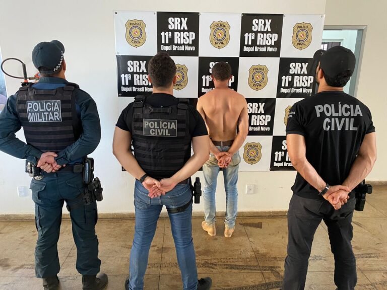 Homem é preso por ameaça e posse ilegal de arma de fogo em Brasil Novo