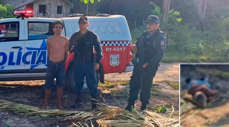 Enteado é preso suspeito de matar o padrasto na região do Lago Grande, em Santarém