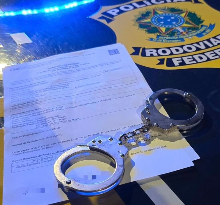 PRF captura foragido durante abordagem de rotina em Santarém