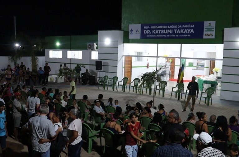 Inauguração da Unidade de Saúde da Família (USF) em Itaituba, Pará