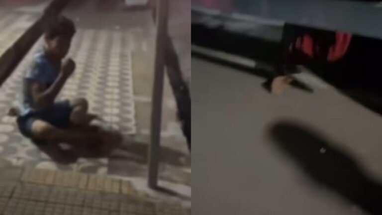 Vídeo: Elemento é detido após ser surpreendido por populares e agredido com capacetes em Itaituba, no PA