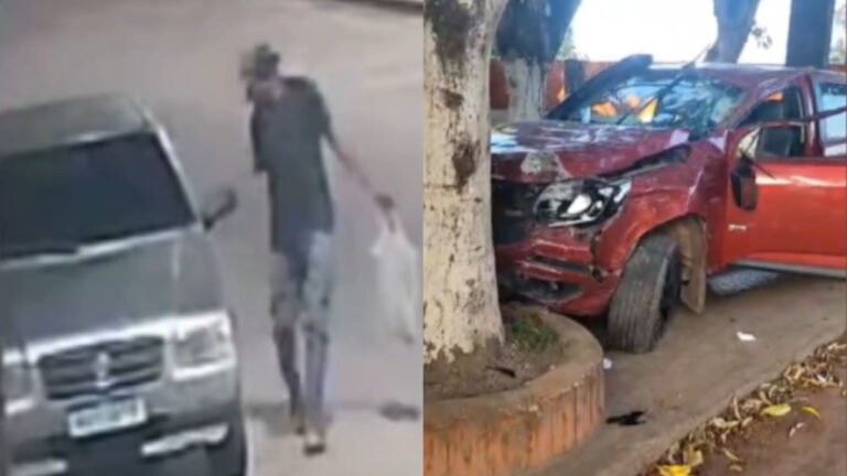 Vídeo: Tentativa de Furto em Itaituba: Suspeito Foge Após Colisão