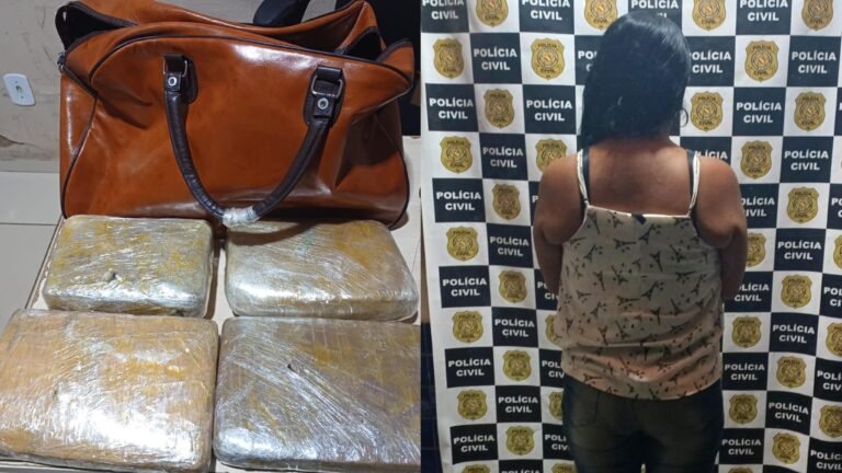 Mulher é Detida por Tráfico de Drogas em Lancha no terminal hidroviário em Itaituba