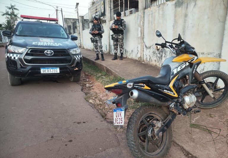 Motocicleta Furtada é Recuperada pela 1ª CIME em Itaituba
