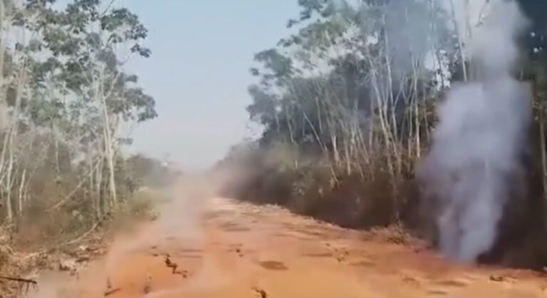 Vídeo Revela Fogo Subterrâneo em Jacareacanga
