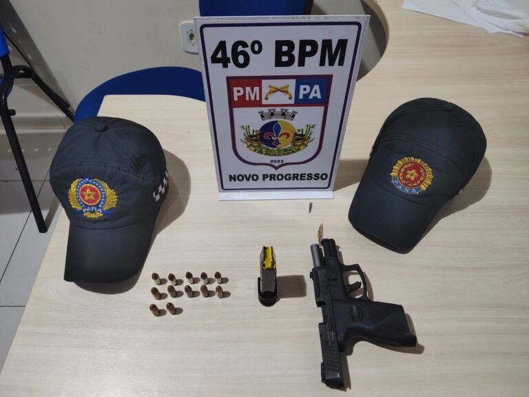 Polícia Militar Apreende Arma em Abordagem em Novo Progresso