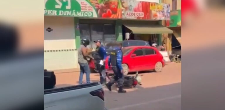 Abordagem da COMTRI Esclarecida: Motociclista Sem Habilitação e Documentação Irregular