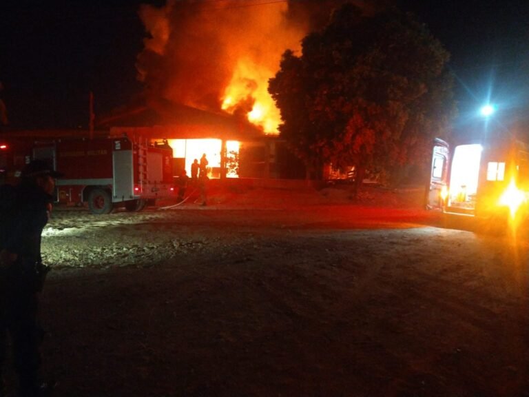 Incêndio Criminoso em Bar de Novo Progresso: Suspeito Foge Após Ateamento de Fogo